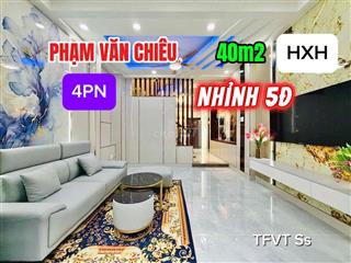🔥 SIÊU PHẨM HXH PHẠM VĂN CHIÊU GÒ VẤP - 40M2 3 TẦNG - 5.9Đ (TL)🔥