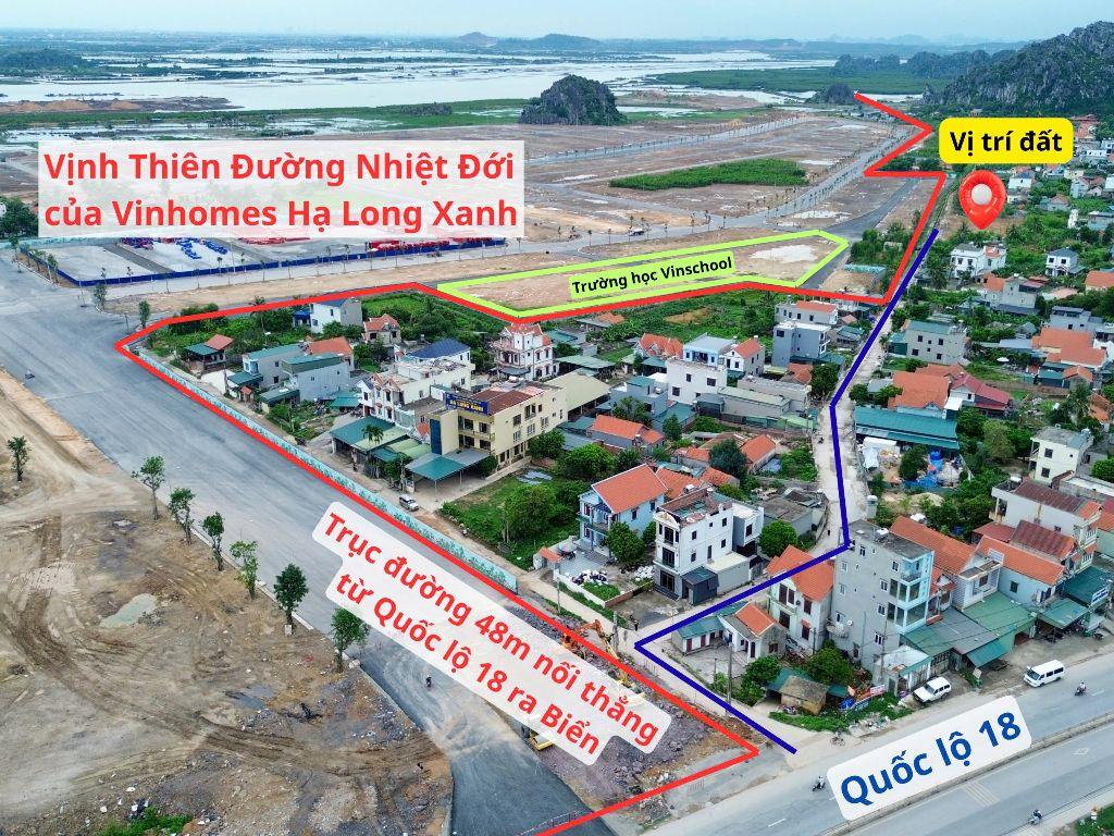 CƠ HỘI SINH LỜI HẤP DẪN- VỐN TỪ 1 TỶ VỊ TRÍ GIÁP DANH DỰ ÁN VIN HẠ LONG XANH, 5P ĐẾN GA TOD 