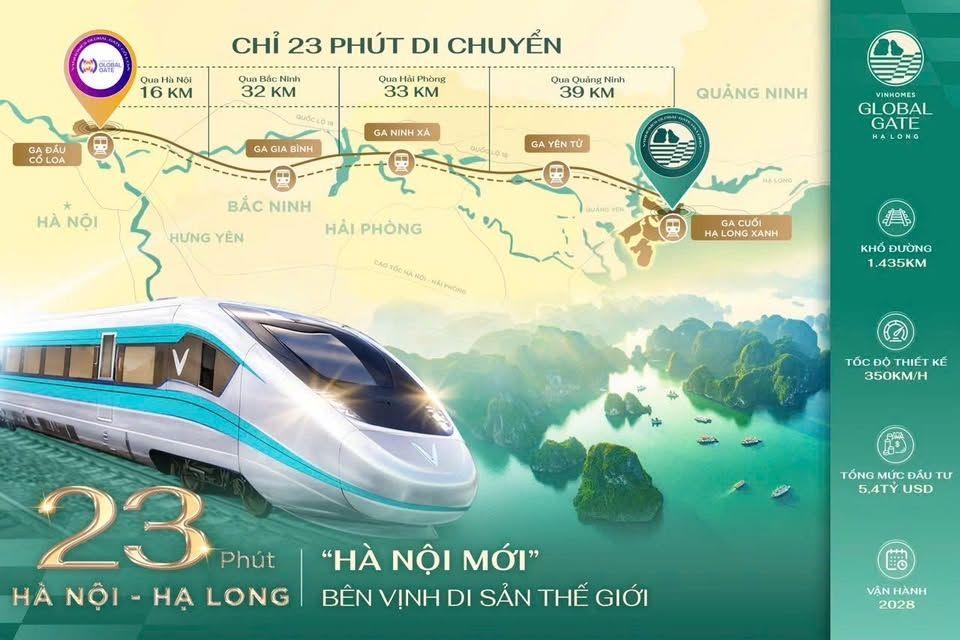 KỀ BÊN ĐẠI ĐÔ THỊ 18 TỶ ĐÔ VIN HẠ LONG XANH, 5 PHÚT ĐẾN GA TOD, SẴN SỔ TỪNG LÔ CHỈ NHỈNH 2 TỶ