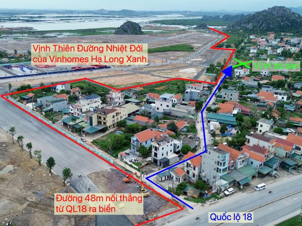 NHỈNH TỪ 1 TỶ SỞ HỮU NGAY VỊ TRÍ VÀNG VỪA ĐỂ Ở VỪA KHAI THÁC DÒNG TIỀN NGAY CẠNH  VIN HẠ LONG XANH
