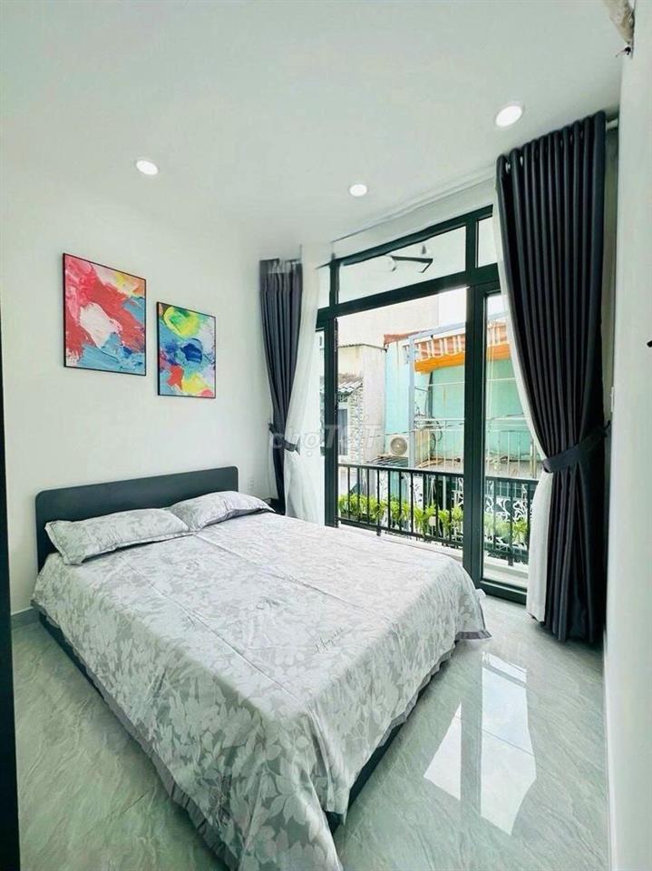 Bán nhà nội thất 2,3x10m, đất ở hiện hữu, hẻm xe hơi Nguyễn Cửu Vân