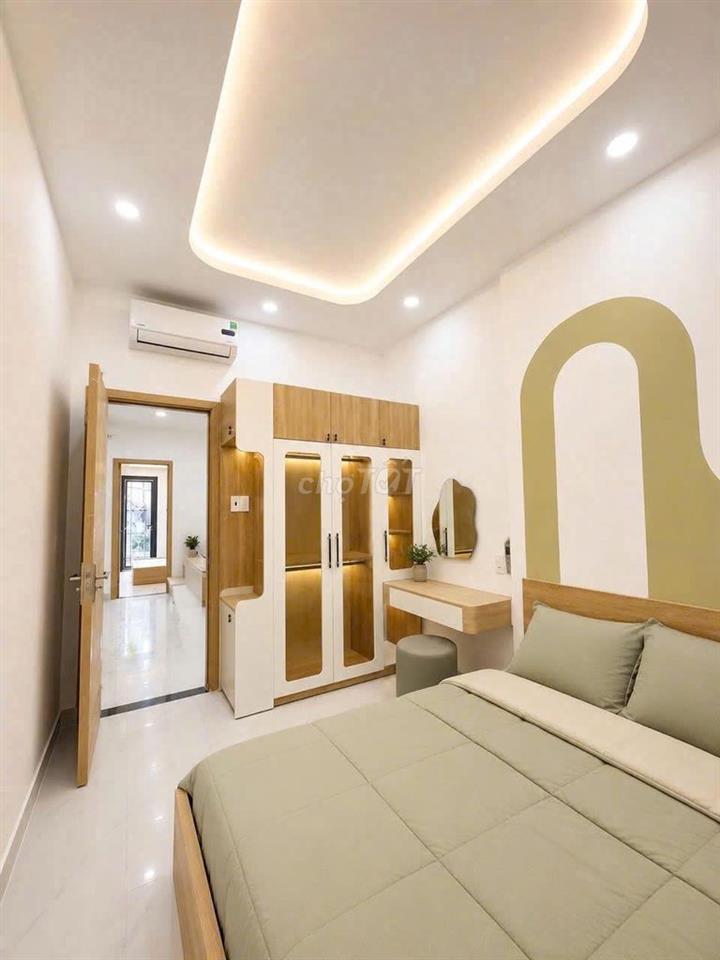 |Hẻm 3 gác, Full nội thất| Bán nhà 3mx14m, nở hậu đường Điện Biên  Phủ