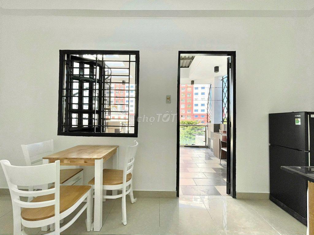 🔥Penthouse 1PN balcon Full NT🌳LÊ VĂN DUYỆT - BÙI HỮU NGHĨA🌳Bà Chiểu🎉🎉