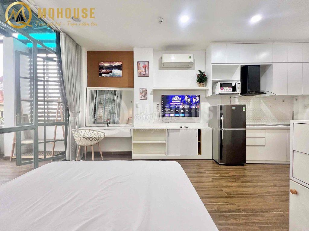 Cho Thuê Căn Hộ 1PN/Studio Ban Công gần ngã Tư hàng xanh Bình Thạnh