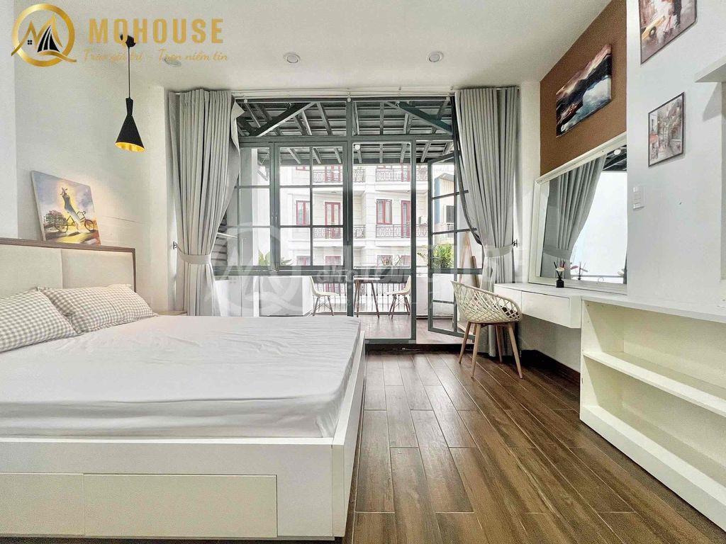 Cho Thuê Căn Hộ 1PN/Studio Ban Công gần ngã Tư hàng xanh Bình Thạnh