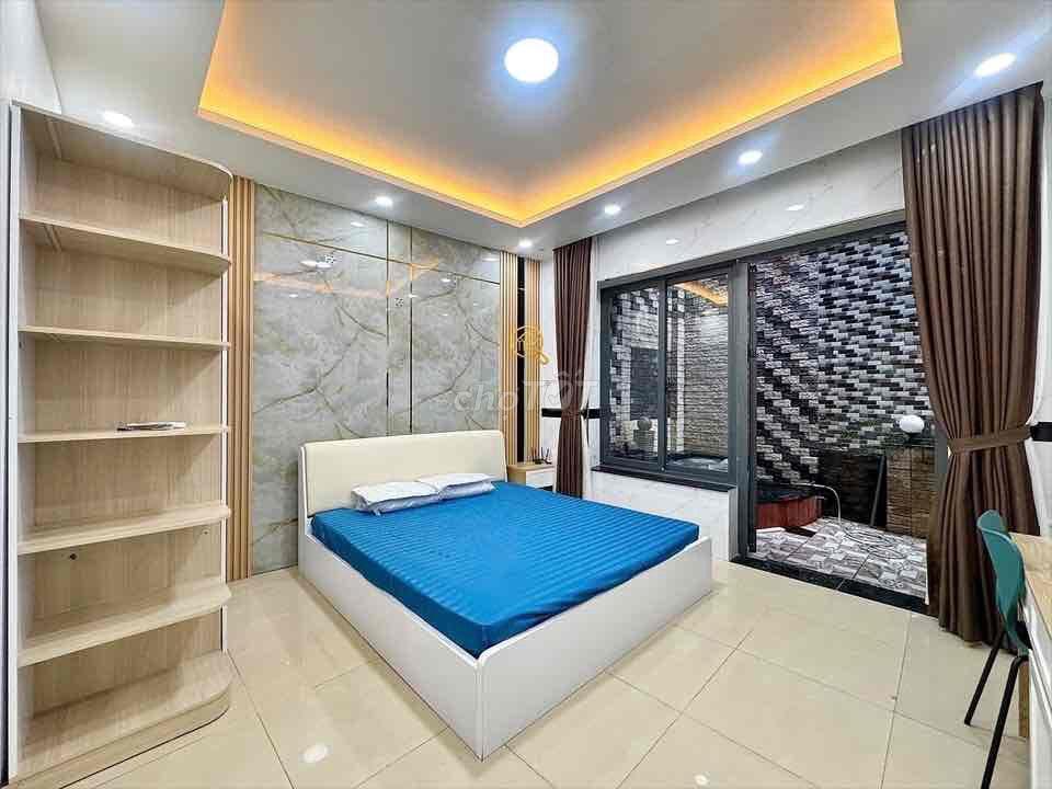 Cho Thuê CH 1PN Sân Vườn Ngay Trung Tâm Bình Thạnh