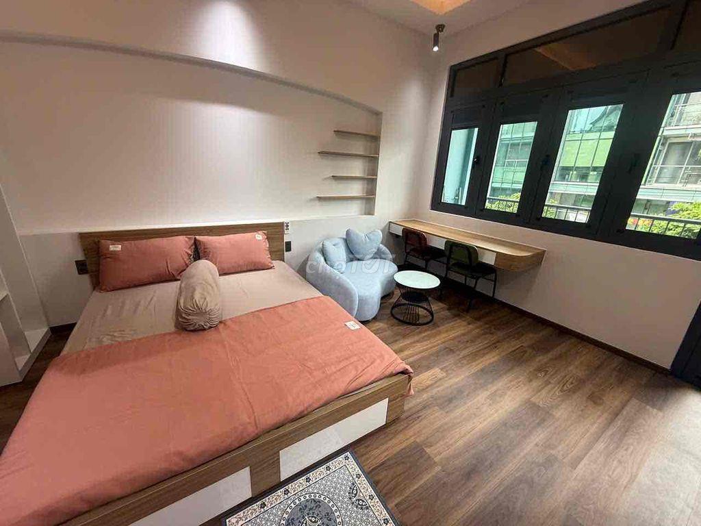 Căn hộ(lầu 2) 40m2 Full NT cao cấp,ban công Chill đường Võ Oanh,p25,BT