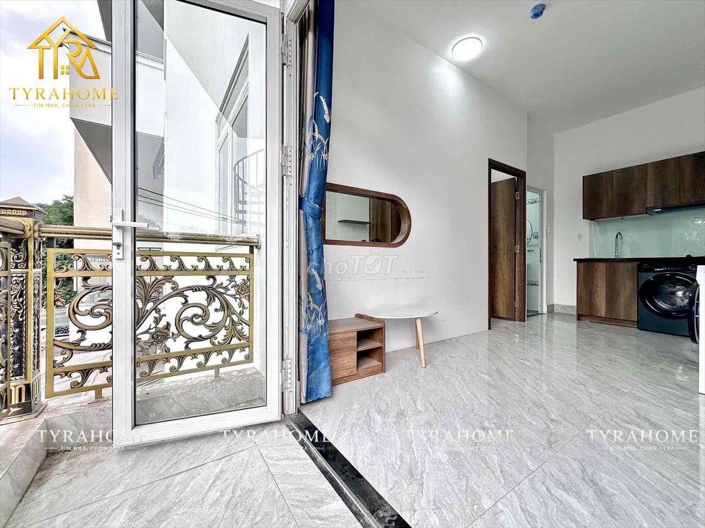 CĂN HỘ BALCON GẦN CƠ SỞ 3 VĂN LANG - MÁY GIẶT RIÊNG - THANG MÁY