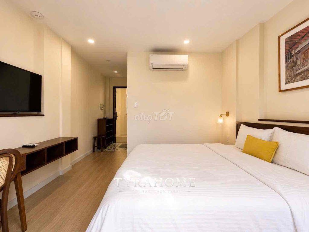 Siêu Phẩm 1PN Full NT Tách Nếp Kèm Bancol Sân Vườn Cực Chill Thoáng!!!