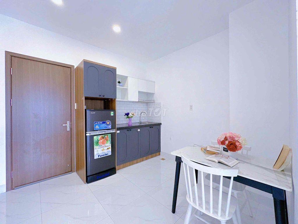 🌻CHO THUÊ CĂN HỘ 1PN BAN CÔNG THOÁNG🌳MÁY GIẶT RIÊNG/TÁCH BẾP✨45M2✨