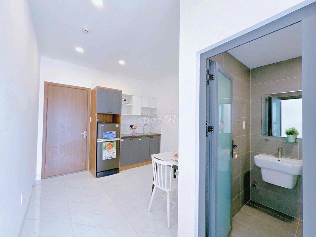 🌻CHO THUÊ CĂN HỘ 1PN BAN CÔNG THOÁNG🌳MÁY GIẶT RIÊNG/TÁCH BẾP✨45M2✨