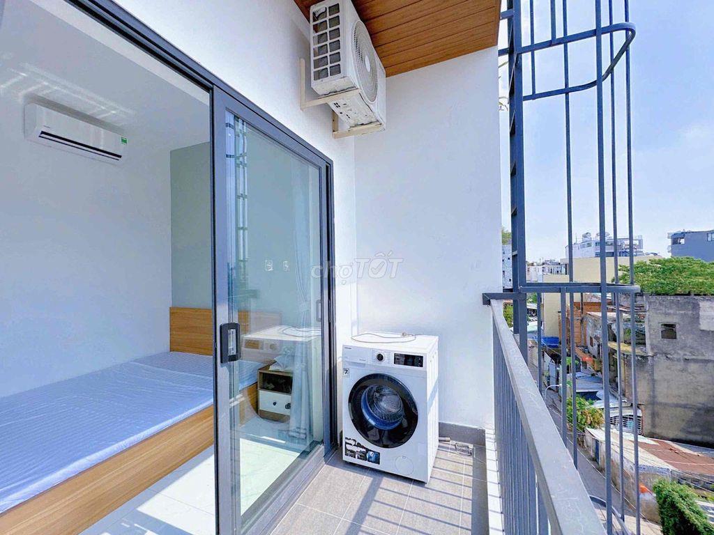 🌻CHO THUÊ CĂN HỘ 1PN BAN CÔNG THOÁNG🌳MÁY GIẶT RIÊNG/TÁCH BẾP✨45M2✨
