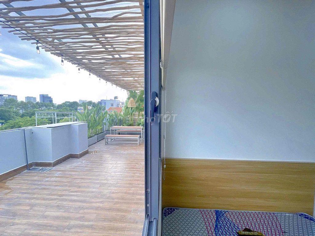 🌻CHO THUÊ CH 1-2PN BALCONY VIEW BỜ KÈ CỰC CHILL🌳THANG MÁY/HẦM XE✨70M2✨