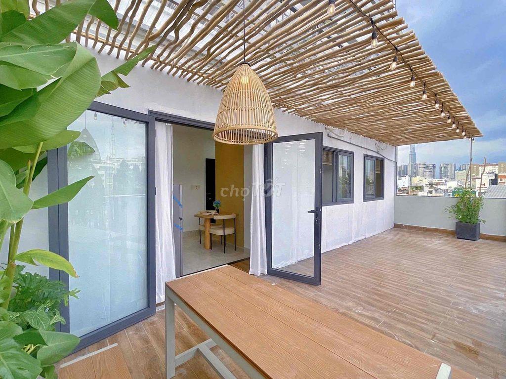 🌻CHO THUÊ CH 1-2PN BALCONY VIEW BỜ KÈ CỰC CHILL🌳THANG MÁY/HẦM XE✨70M2✨