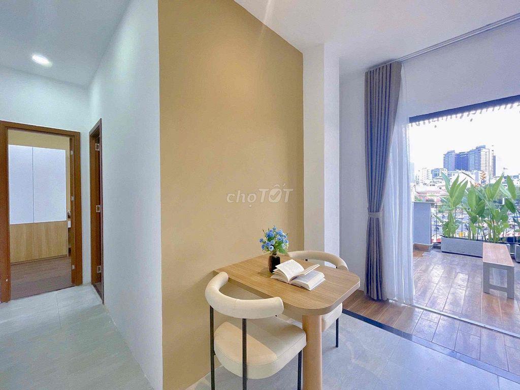 🌻CHO THUÊ CH 1-2PN BALCONY VIEW BỜ KÈ CỰC CHILL🌳THANG MÁY/HẦM XE✨70M2✨