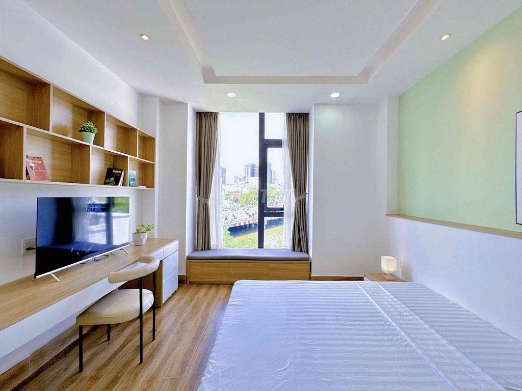 🌻CHO THUÊ CH 1PN - 1PK VIEW BỜ KÈ🌳THANG MÁY/HẦM XE🌳MÁY GIẶT RIÊNG✨40M2