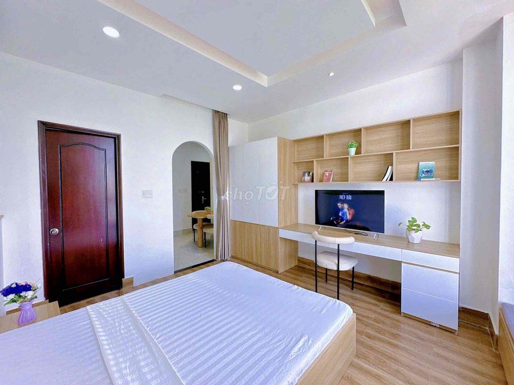 🌻CHO THUÊ CH 1PN - 1PK VIEW BỜ KÈ🌳THANG MÁY/HẦM XE🌳MÁY GIẶT RIÊNG✨40M2