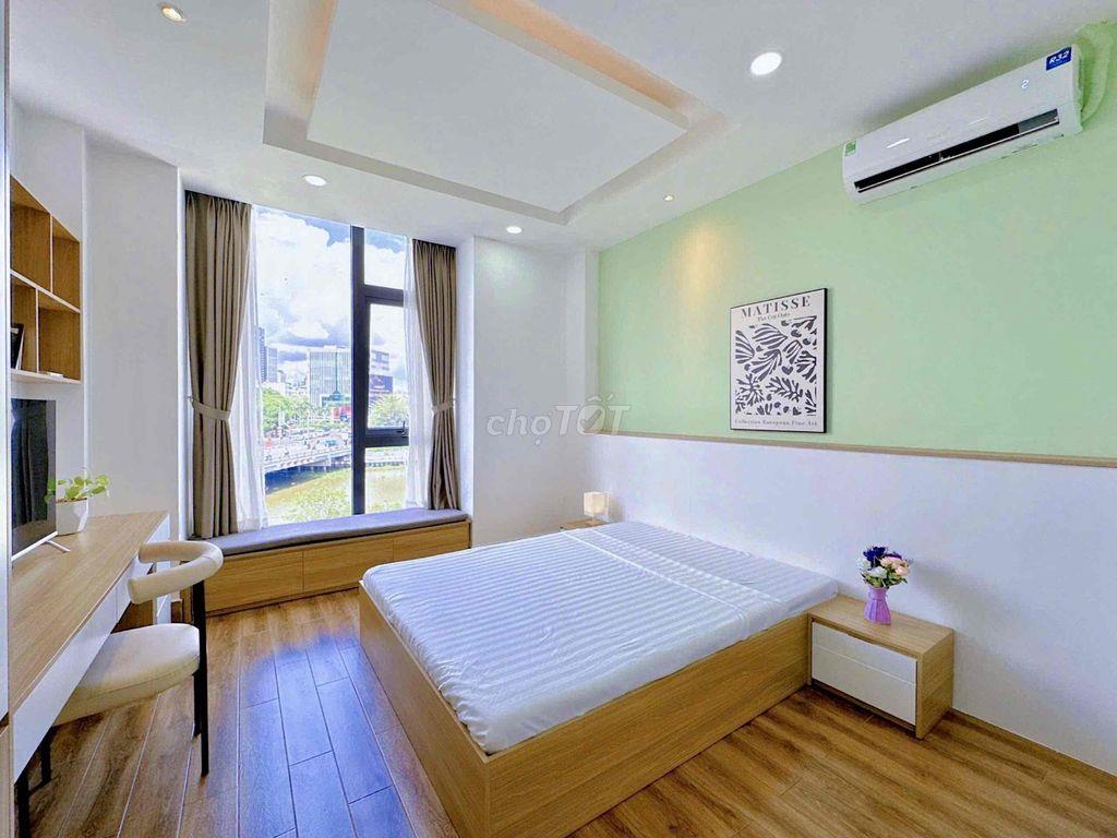 🌻CHO THUÊ CH 1PN - 1PK VIEW BỜ KÈ🌳THANG MÁY/HẦM XE🌳MÁY GIẶT RIÊNG✨40M2