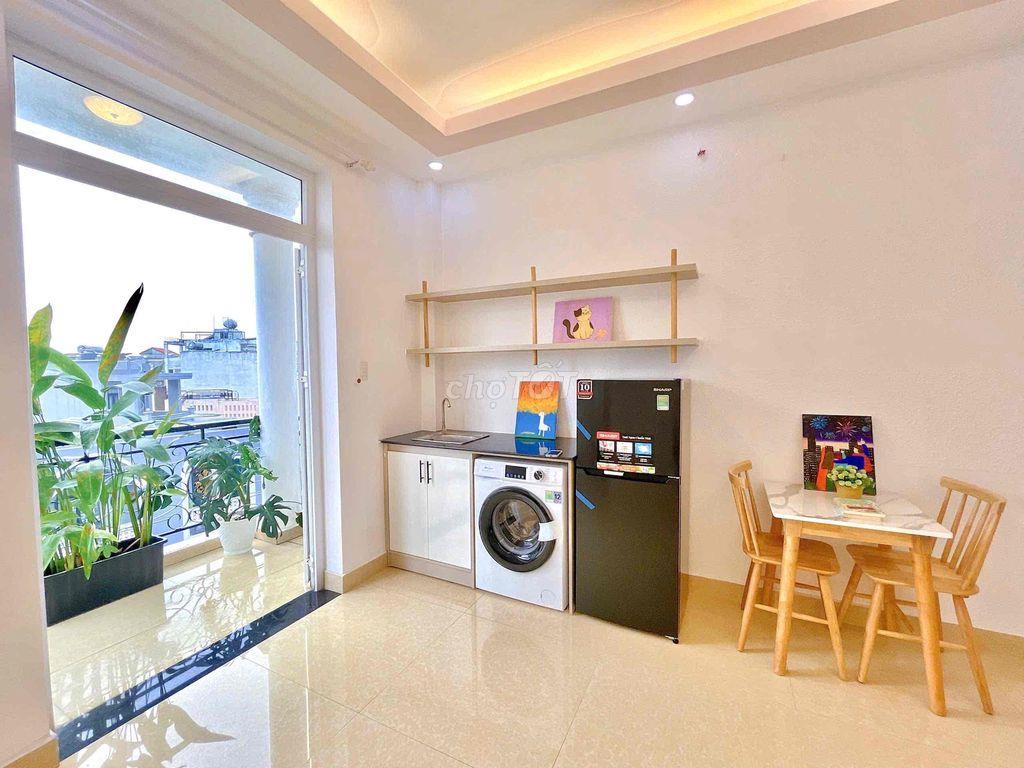 🏡CĂN HỘ STUDIO BAN CÔNG SIÊU THOÁNG🌳CHỢ BÀ CHIỂU🌻MÁY GIẶT RIÊNG✨35M2✨