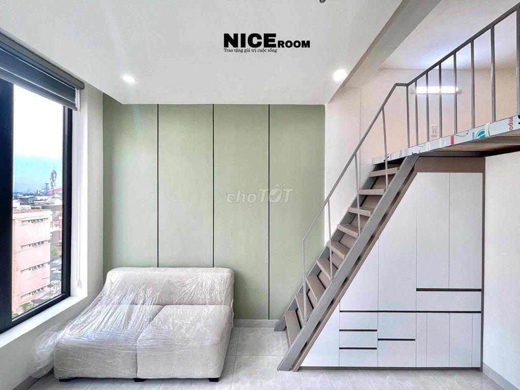 căn hộ có gác giá 5tr7 nhà mới 100% có thang máy