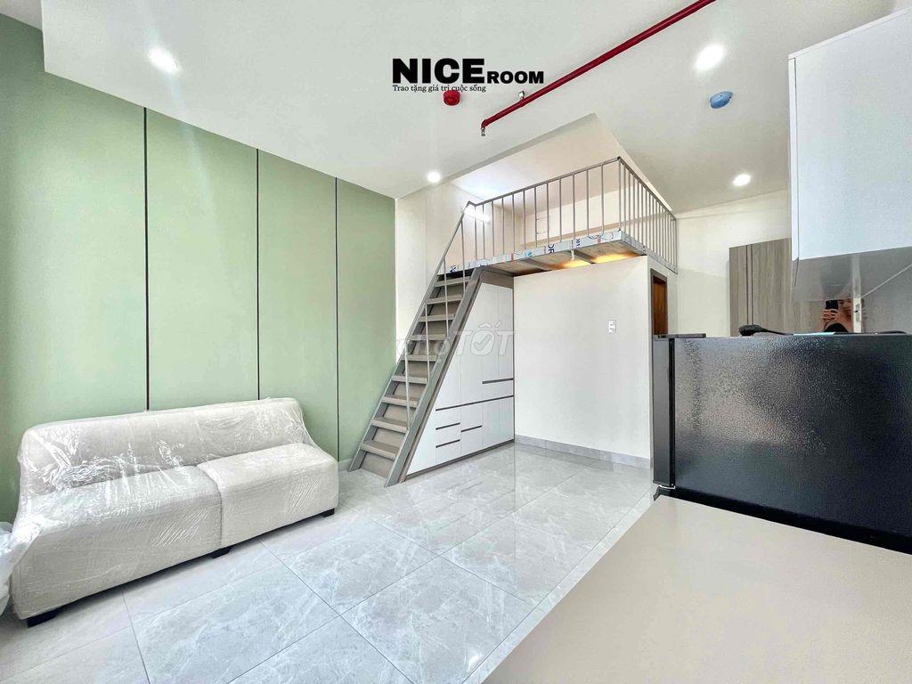 căn hộ có gác giá 5tr7 nhà mới 100% có thang máy