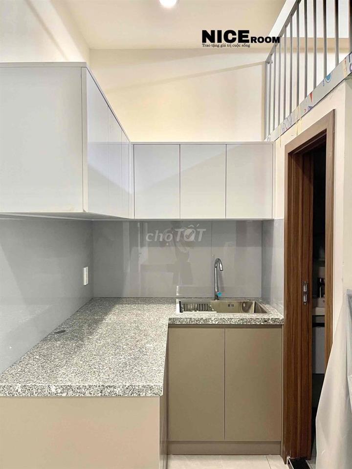 phòng trọ có gác full nội thất 5tr7-6tr có thang máy