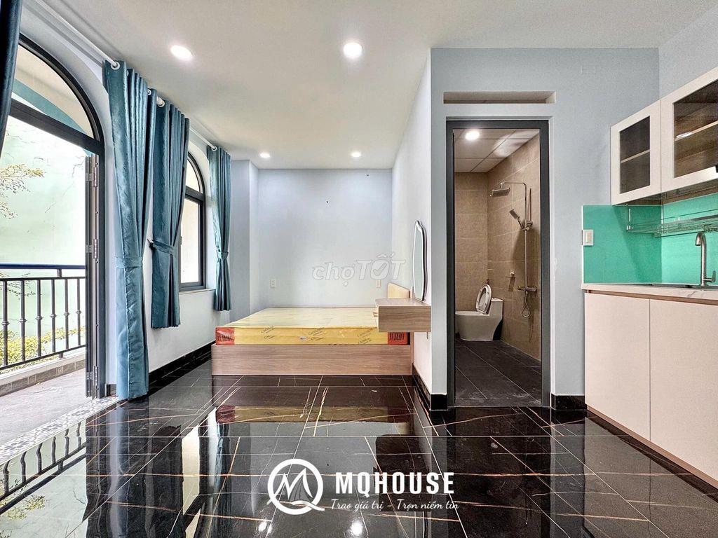 STUDIO BAN CÔNG FULL NỘI THẤT CÓ MÁY GIẶT RIÊNG NẰM NGAY GIGAMALL 