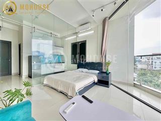 Căn hộ 1PN - Ngô Đức Kế (sát Bùi Đình Tuý) - Ban công, tách bếp