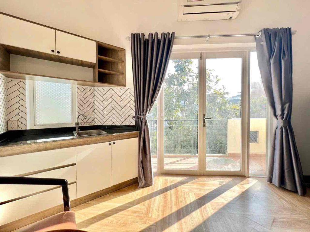 Căn hộ Studio - Đặng Thuỳ Trâm - Full nội thất, ban công - Gần ĐH VL