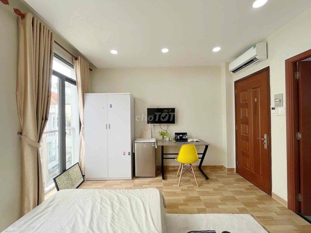 Căn hộ Studio ⚡️ Nguyễn Cửu Vân - Full nội thất, ban công