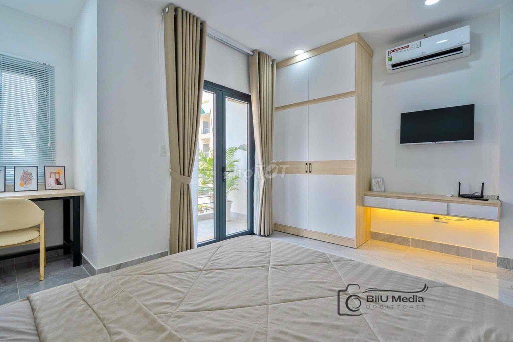 Căn hộ 1PN - Thích Quảng Đức - Full nội thất, ban công, tách bếp