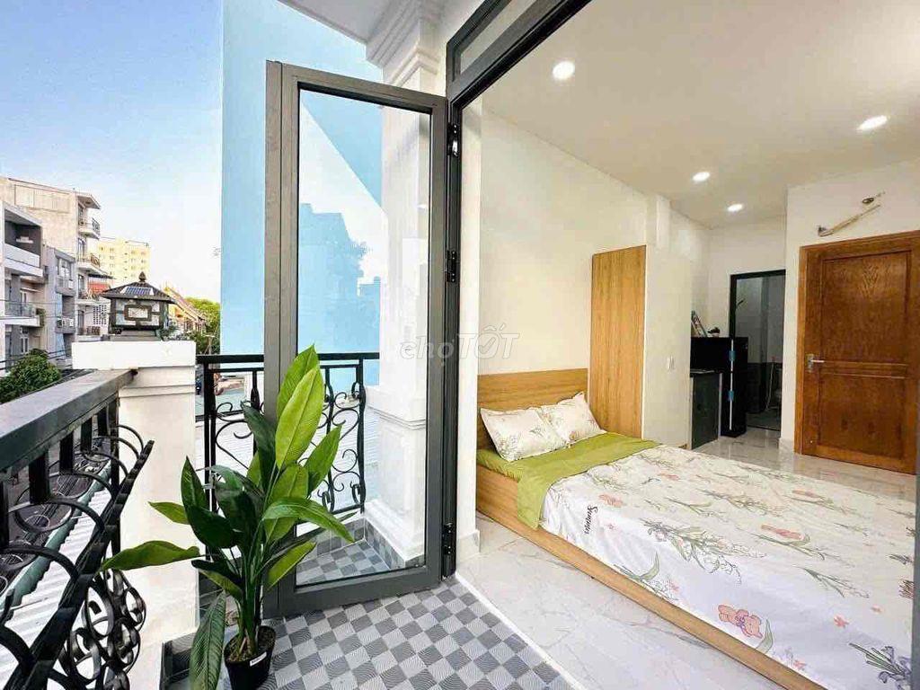Cho thuê căn hộ Studio - Nguyễn Thượng Hiền - Full nội thất, ban công