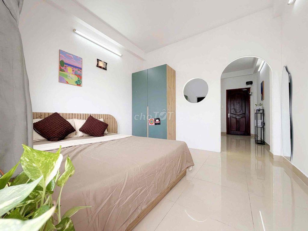 Cho thuê căn hộ 1PN - Nguyễn Thái Sơn - Ban công, tách bếp