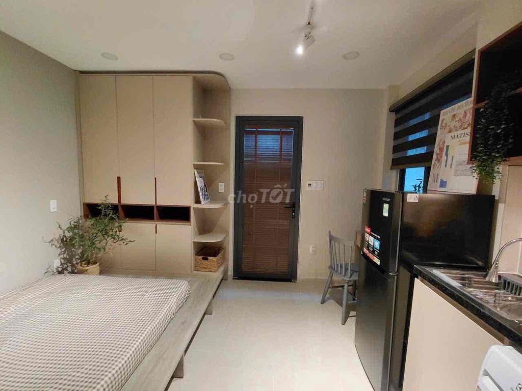 Căn hộ Studio - Nơ Trang Long - full nội thất, thiết kế hiện đại