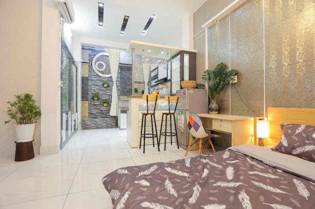 Cho thuê Studio tầng trệt - Hoàng Văn Thụ - Full nội thất