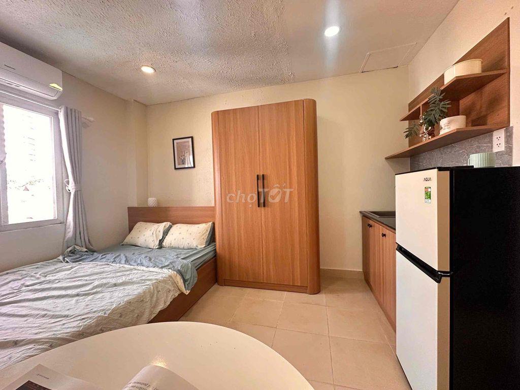 🌹 CĂN HỘ CAO CẤP - FULL NỘI THẤT - 1PN - STUDIO - BAN CÔNG THOÁNG MÁT
