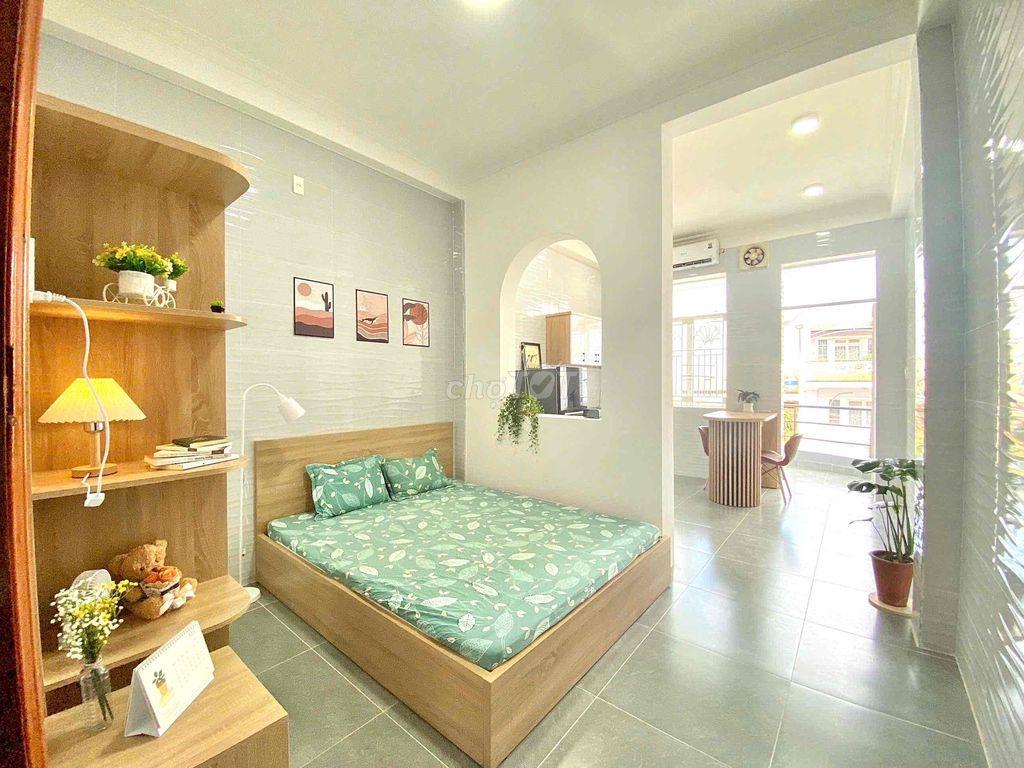 💥 CHDV - FULL NT - 1PN - BALCONY RỘNG, THOÁNG ⚡️ TQĐ - GẦN PĐL - PXL 🍀