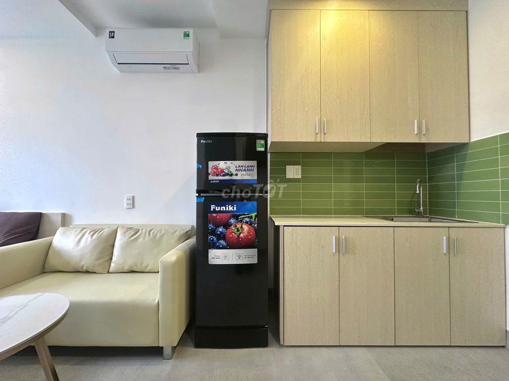 Tòa nhà mới xây Studio ban công 35m² Full NT - Thang Máy, Bình Thạnh