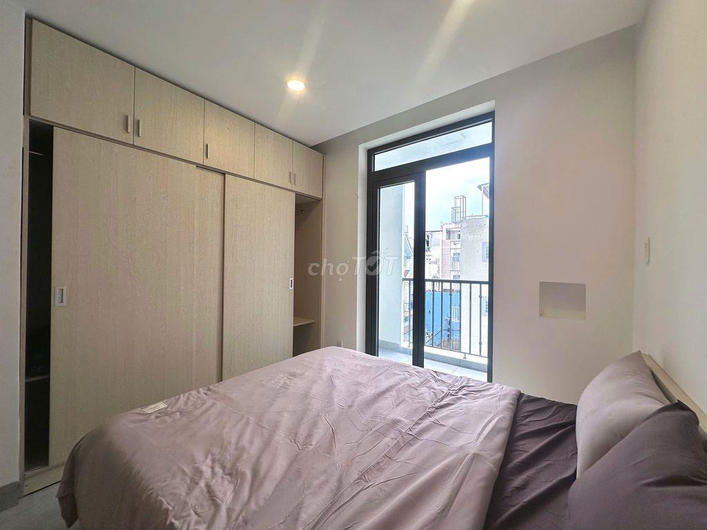 Tòa nhà mới xây Studio ban công 35m² Full NT - Thang Máy, Bình Thạnh