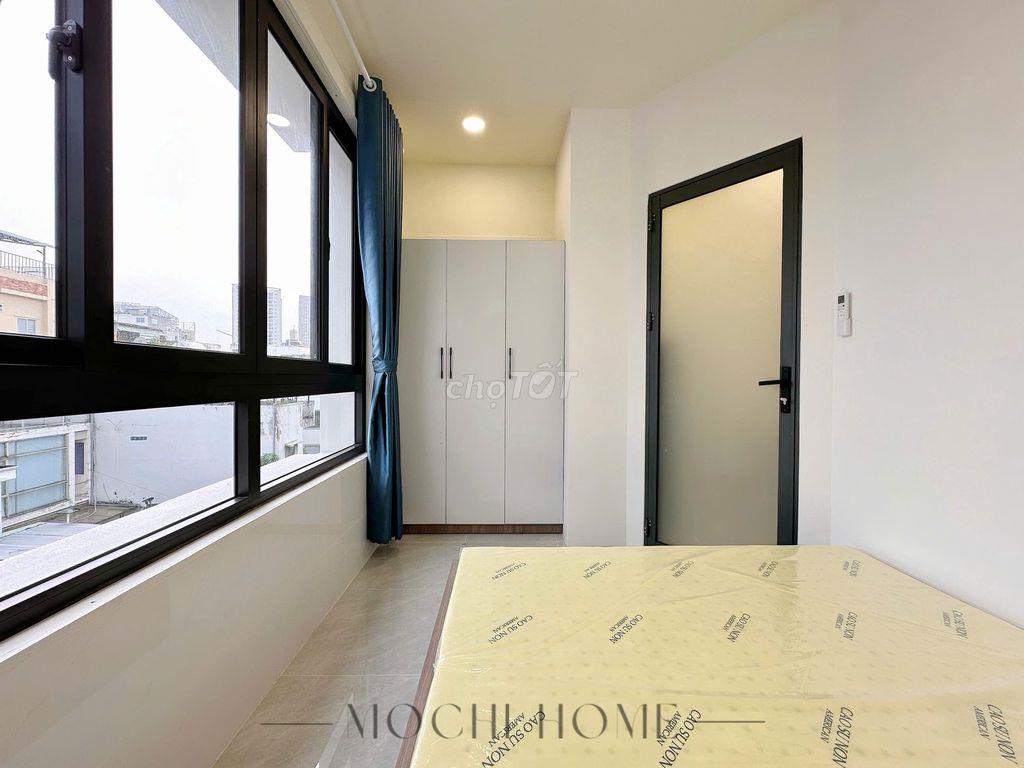 1PN ban công 40m² Full NT, thang máy, máy giặt riêng, gần ĐH Văn Lang