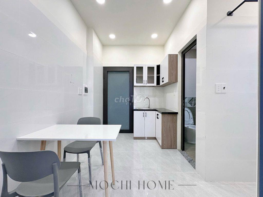 1PN ban công 40m² Full NT, thang máy, máy giặt riêng, gần ĐH Văn Lang