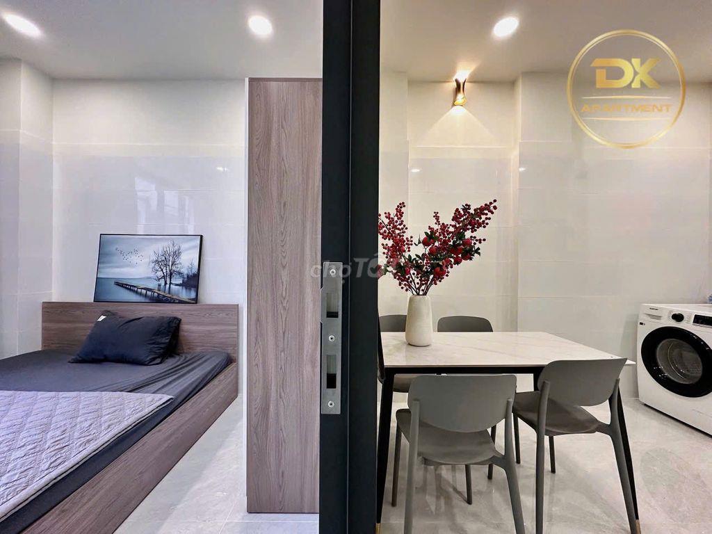 1PN ban công 40m² Full NT, thang máy, máy giặt riêng, gần ĐH Văn Lang