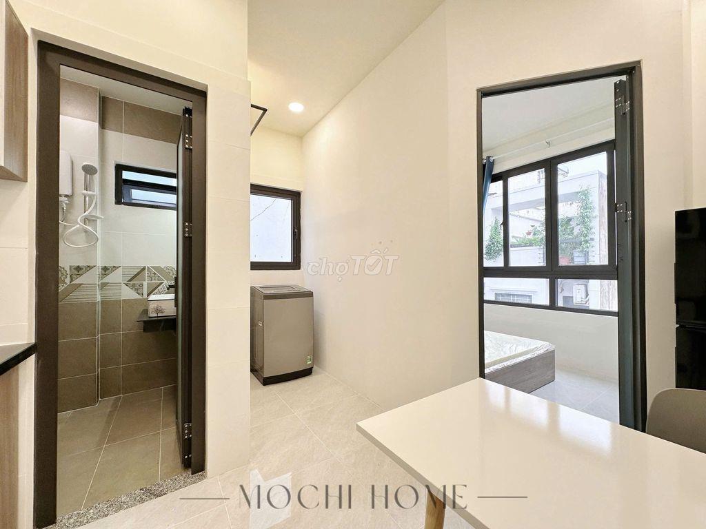 1PN ban công 40m² Full NT, thang máy, máy giặt riêng, gần ĐH Văn Lang