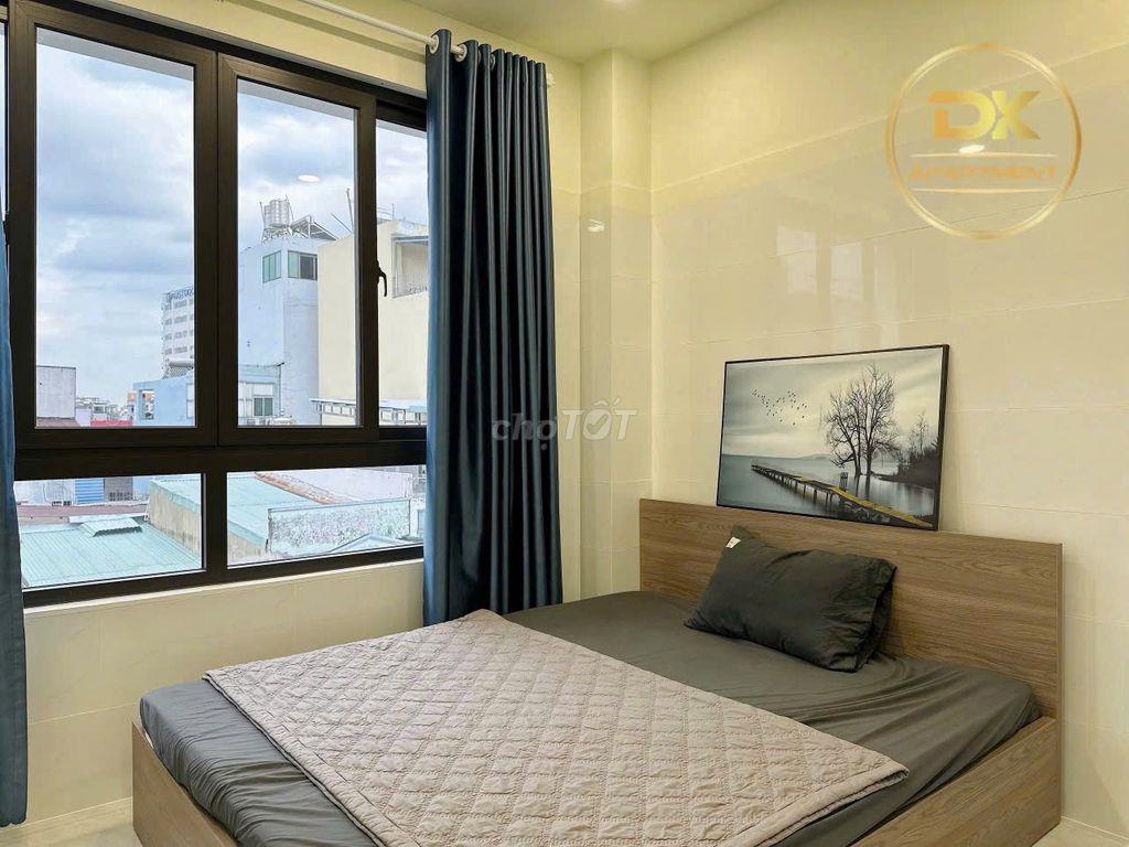 1PN ban công 40m² Full NT, thang máy, máy giặt riêng, gần ĐH Văn Lang