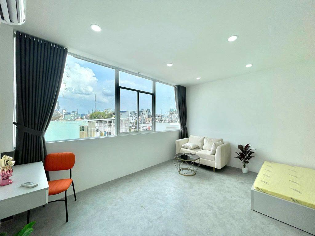 ⚡CĂN HOT⚡Studio 45m² – Tách bếp, ban công, full NT, mg riêng gần Q1