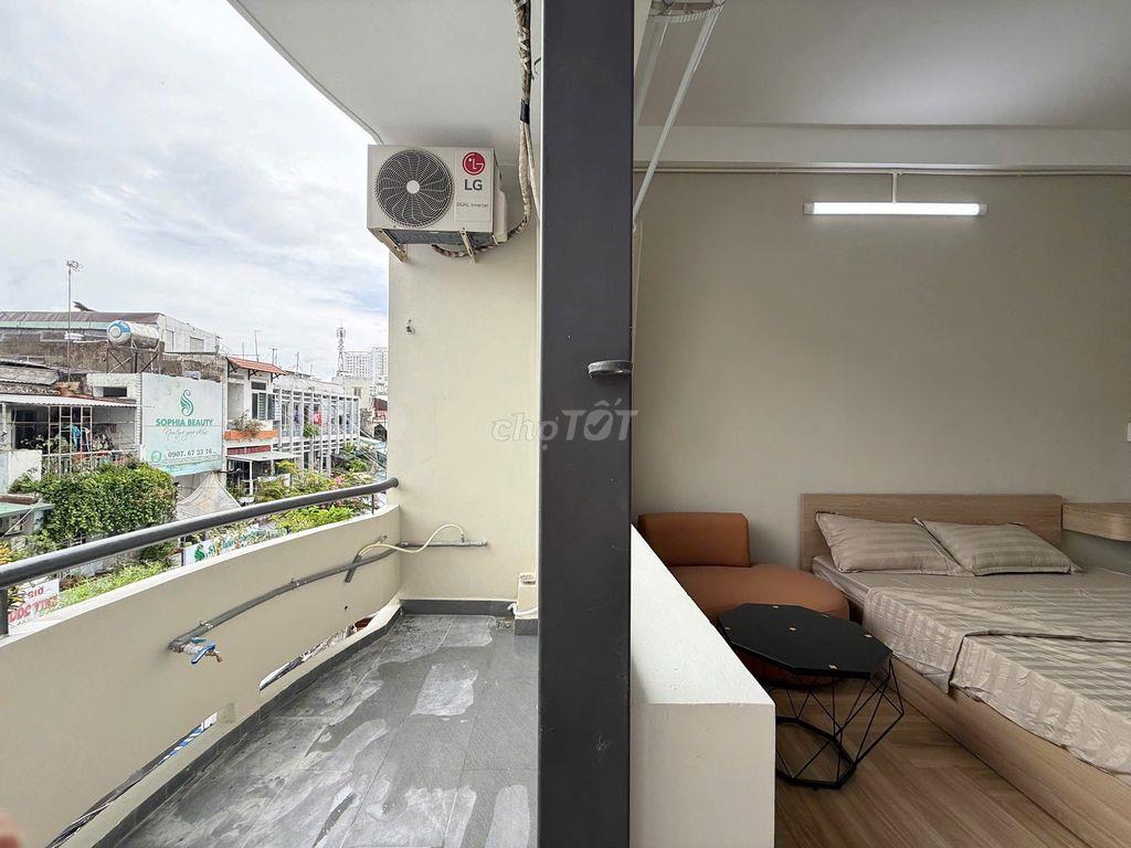 🔥 CĂN ĐẸP 🔥 1PN 43m² ban công – Full NT xịn, máy giặt riêng, Lê Văn Sỹ