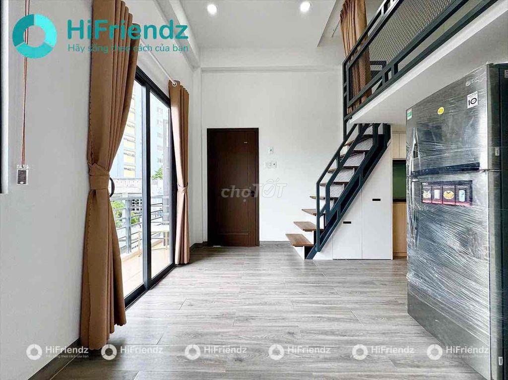 PHÒNG ĐẸP GIÁ RẺ GÁC CAO BAN CÔNG THOÁNG MỚI 99% GẦN UEF, HIU, Q1