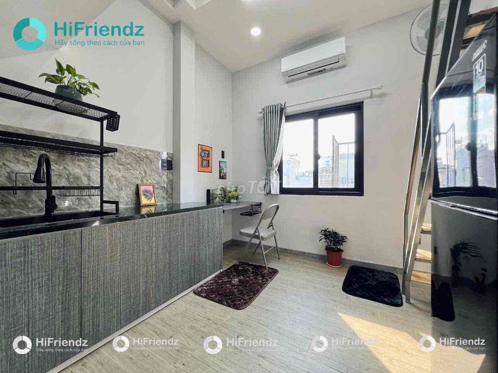 PHÒNG ĐẸP GÁC CAO 1m8 GIÁ RẺ, RỘNG 30m2 CỬA SỔ THOÁNG GẦN VLU, Q1, Q3
