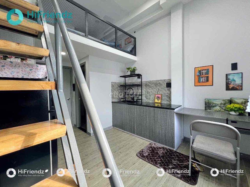 PHÒNG ĐẸP GÁC CAO 1m8 GIÁ RẺ, RỘNG 30m2 CỬA SỔ THOÁNG GẦN VLU, Q1, Q3