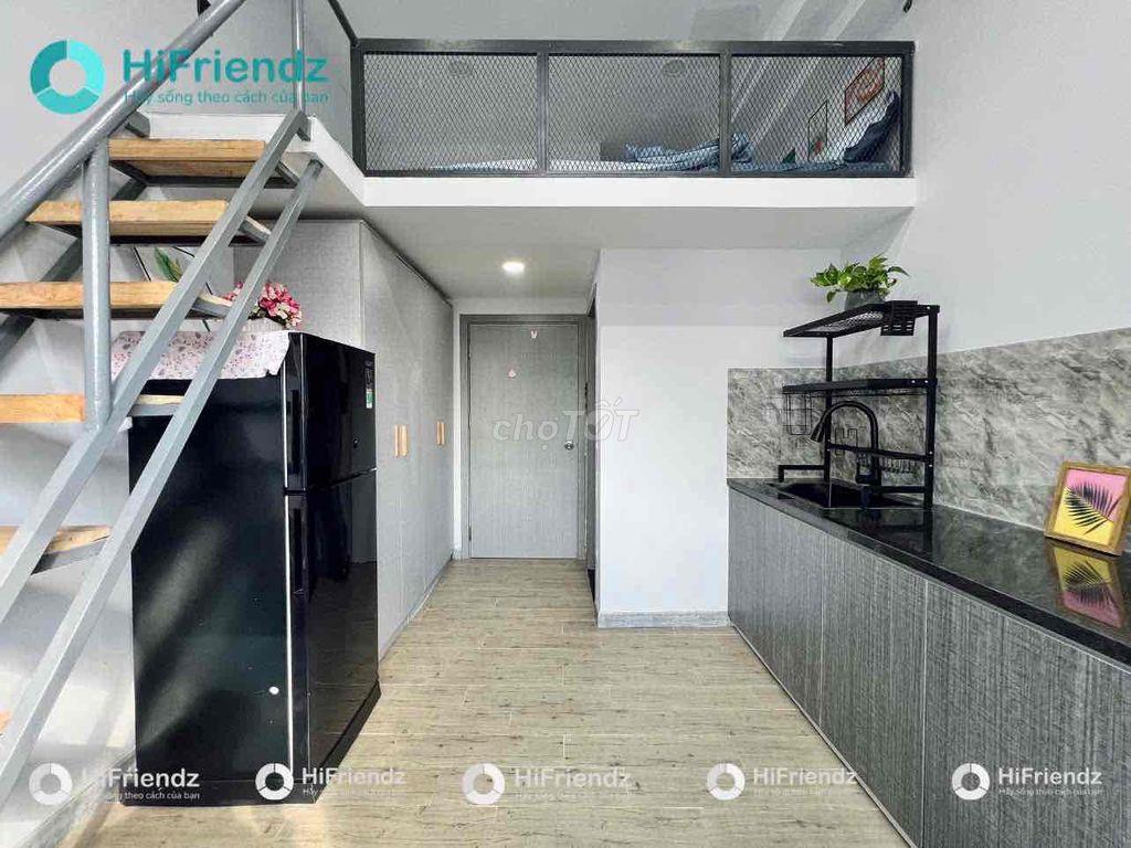PHÒNG ĐẸP GÁC CAO 1m8 GIÁ RẺ, RỘNG 30m2 CỬA SỔ THOÁNG GẦN VLU, Q1, Q3